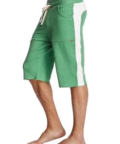 4-rth Eco-Track Short (Bamboo Green W White) MEN