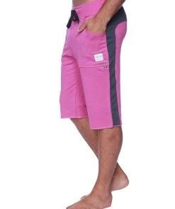 4-rth MEN Eco-Track Short (Berry W/Charcoal)