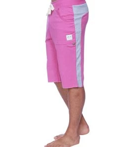4-rth MEN Eco-Track Short (Berry W/Grey)