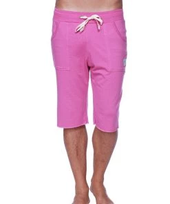 4-rth MEN Eco-Track Short (Berry W/Grey)