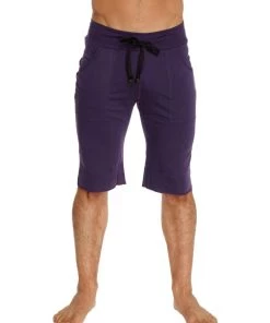 4-rth MEN Eco-Track Short (Eggplant W/Black)