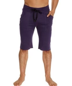 4-rth MEN Eco-Track Short (Eggplant W/Black)