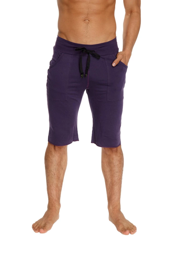 4-rth MEN Eco-Track Short (Eggplant W/Black)