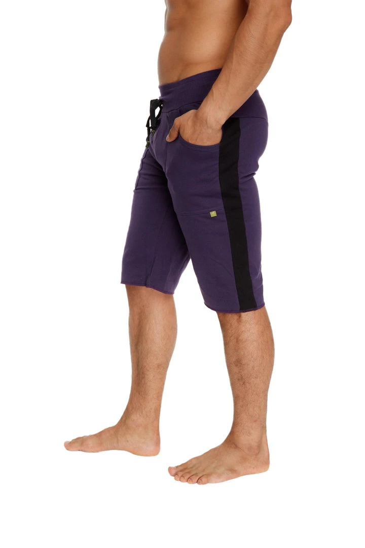 4-rth MEN Eco-Track Short (Eggplant W/Black)