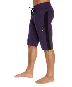 4-rth MEN Eco-Track Short (Eggplant W/Black)
