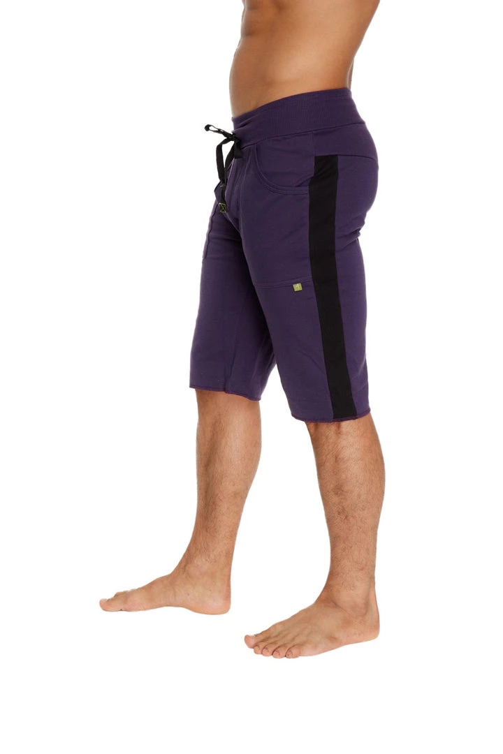 4-rth MEN Eco-Track Short (Eggplant W/Black)