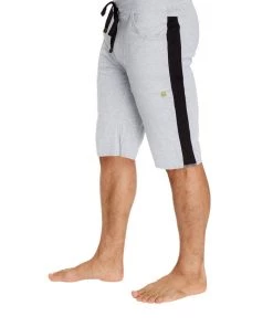 4-rth MEN Eco-Track Short (Heather Grey W/Black)
