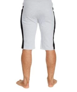 4-rth MEN Eco-Track Short (Heather Grey W/Black)