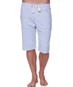 4-rth Eco-Track Short (Heather Grey W/Green)