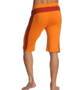 4-rth MEN Eco-Track Short (Orange W/Cinnabar)