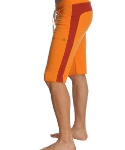 4-rth MEN Eco-Track Short (Orange W/Cinnabar)