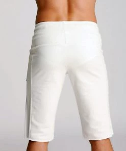 4-rth MEN Eco-Track Short (White)