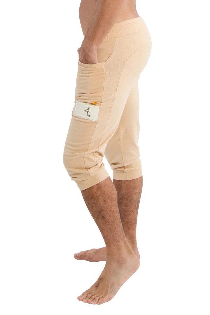 4-rth Edge Cuffed Yoga Pants (Sand) Track Athletic Pants