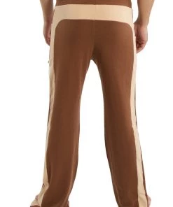 4-rth Edge Eco-Track & Yoga Sweat Pant (Chocolate W/Sand) Track Athletic Pants