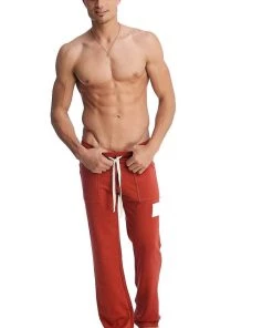 4-rth Edge Eco-Track & Yoga Sweat Pant (Cinnabar) Track Athletic Pants