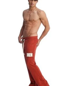 4-rth Edge Eco-Track & Yoga Sweat Pant (Cinnabar) Track Athletic Pants