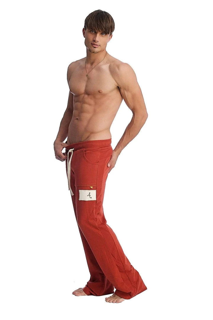 4-rth Edge Eco-Track & Yoga Sweat Pant (Cinnabar) Track Athletic Pants
