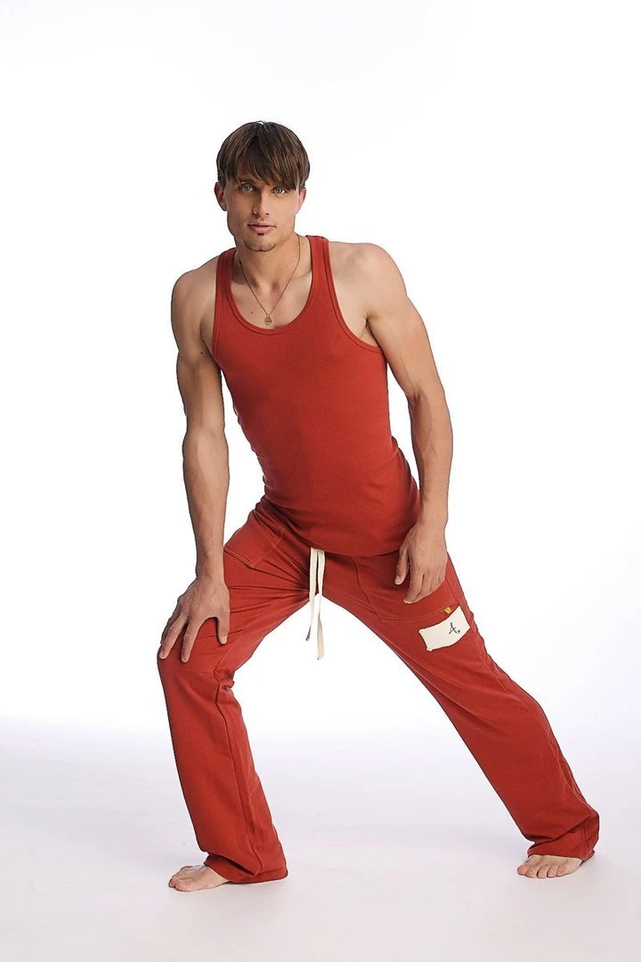 4-rth Edge Eco-Track & Yoga Sweat Pant (Cinnabar) Track Athletic Pants