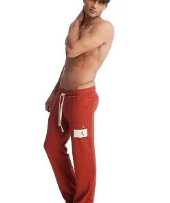 4-rth Edge Eco-Track & Yoga Sweat Pant (Cinnabar) Track Athletic Pants