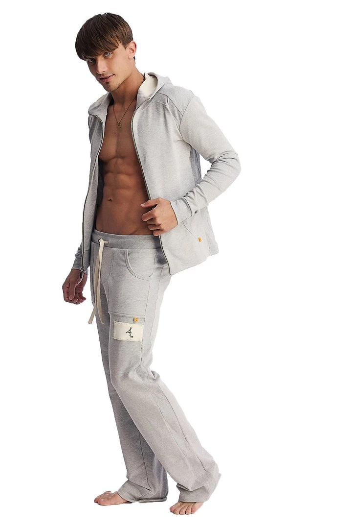 4-rth Edge Eco-Track & Yoga Sweat Pant (Heather Grey)