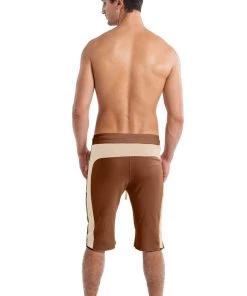 4-rth Edge Eco-Track Short (Chocolate W/Sand) Athletic Shorts