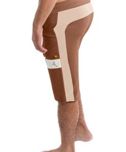 4-rth Edge Eco-Track Short (Chocolate W/Sand) Athletic Shorts