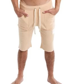 4-rth Athletic Shorts Edge Eco-Track Short (Sand W/Chocolate)