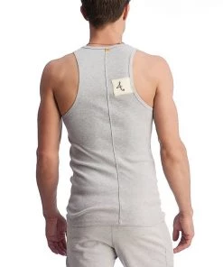 4-rth Tank Tops Edge Sustain Tank Top (Heather Grey)