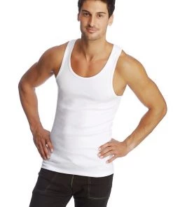 4-rth Edge Sustain Tank Top (White) Tank Tops