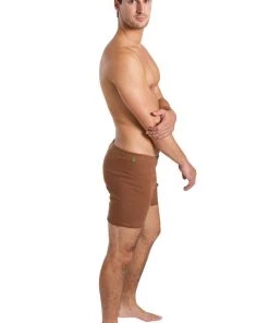 4-rth MEN Fusion Yoga Short (Chocolate)