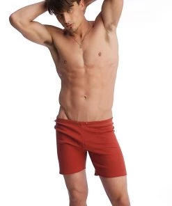 4-rth Fusion Yoga Short (Cinnabar Red)