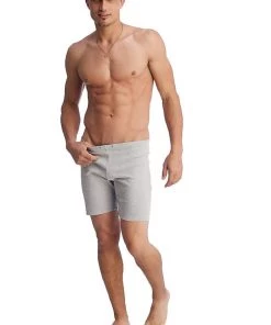 4-rth Fusion Yoga Short (Heather Grey)