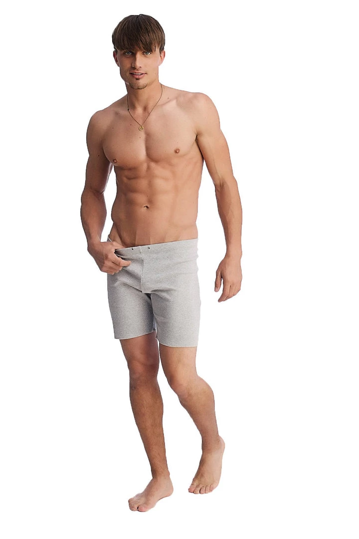4-rth Fusion Yoga Short (Heather Grey)