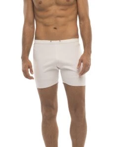 4-rth Fusion Yoga Short (White) MEN