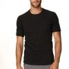 4-rth Hybrid CREW Neck Raglan Tee (Black) MEN