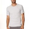 4-rth MEN Hybrid CREW Neck Raglan Tee (Heather Grey)