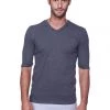 4-rth Hybrid V-Neck (Charcoal)