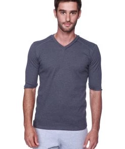 4-rth Hybrid V-Neck (Charcoal)