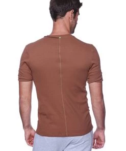 4-rth MEN Hybrid V-Neck (Chocolate)