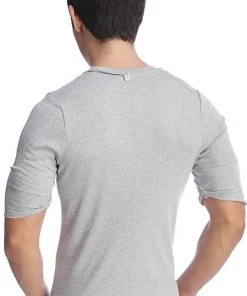 4-rth Hybrid V-Neck (Heather Gray)