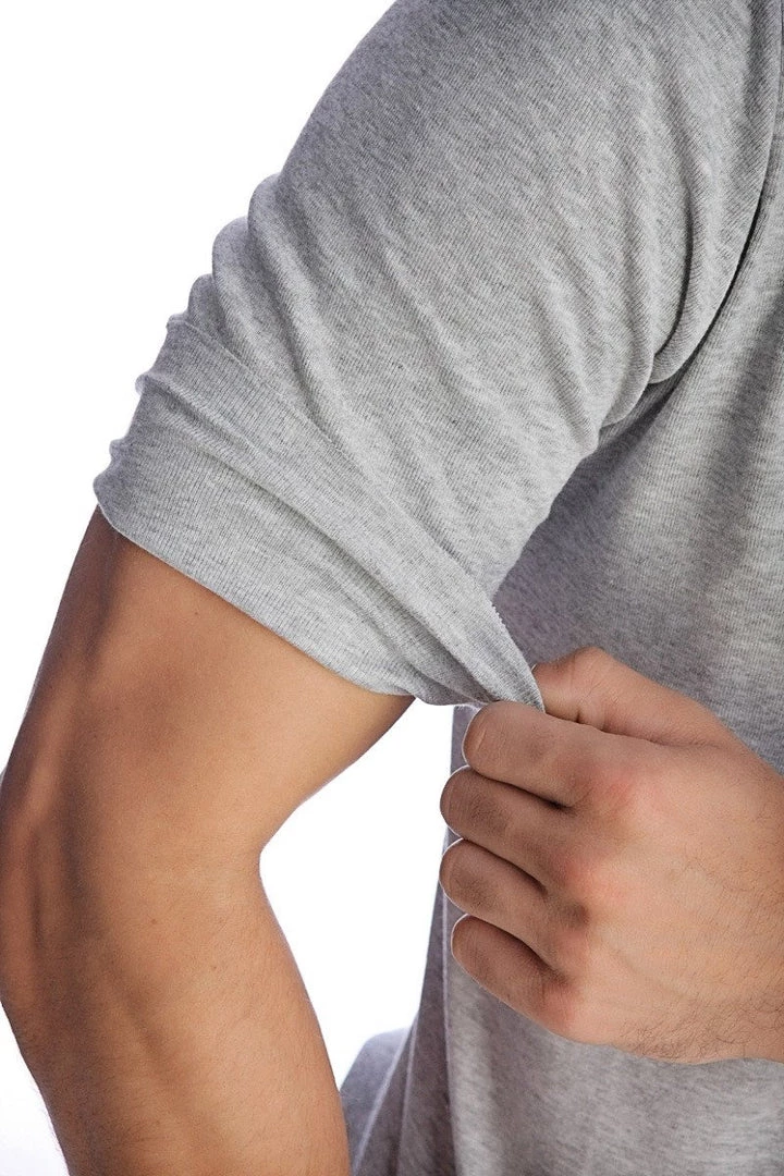 4-rth Hybrid V-Neck (Heather Gray)