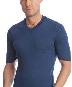 4-rth Hybrid V-Neck (Royal) MEN