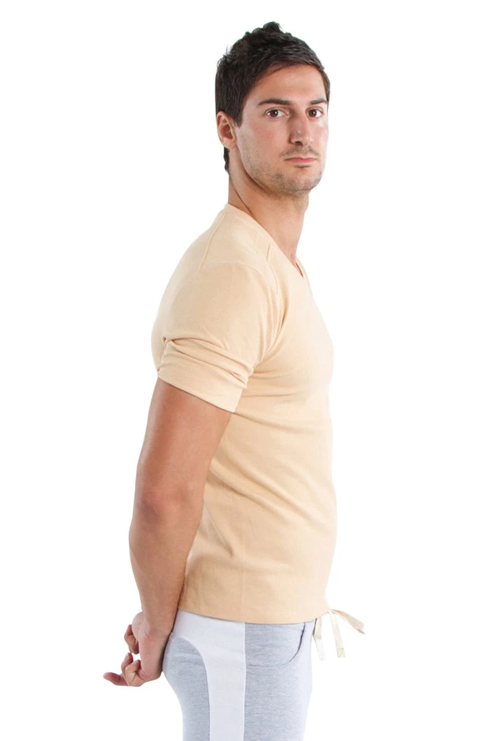 4-rth MEN Hybrid V-Neck (Sand Beige)