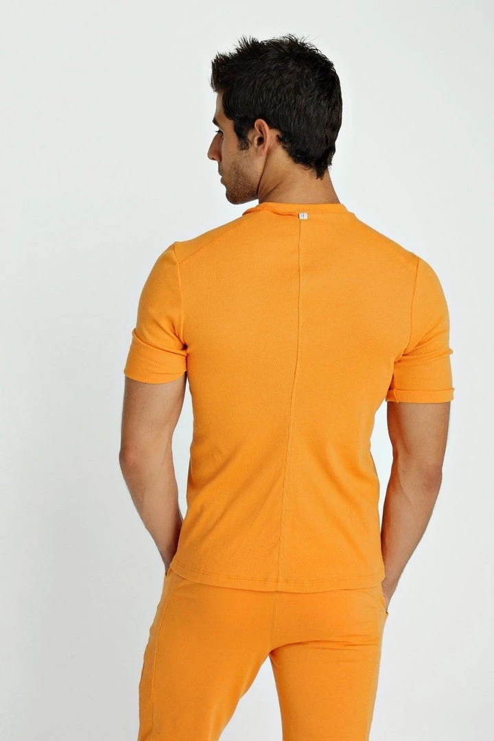 4-rth Hybrid V-Neck (Sun Orange)