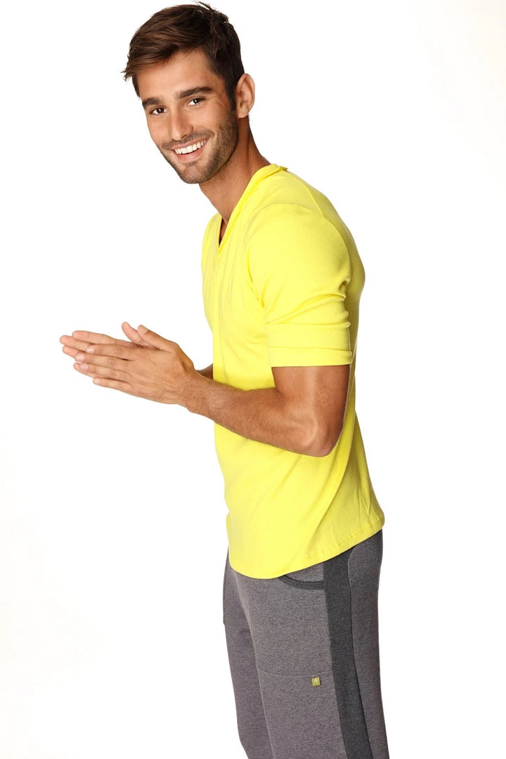 4-rth Hybrid V-Neck (Tropic Yellow) MEN