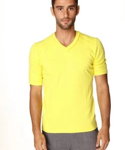 4-rth Hybrid V-Neck (Tropic Yellow) MEN