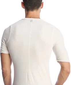 4-rth MEN Hybrid V-Neck (White)