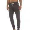 4-rth Long Cuffed Jogger & Yoga Sweat Pants (Charcoal)