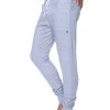 4-rth Long Cuffed Jogger & Yoga Sweat Pants (Heather Grey)