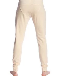 4-rth Long Cuffed Jogger & Yoga Sweat Pants (Sand Beige)